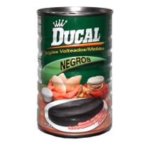 DUCAL FRIJOLES NEGROS VOLTEADOS 15oz.