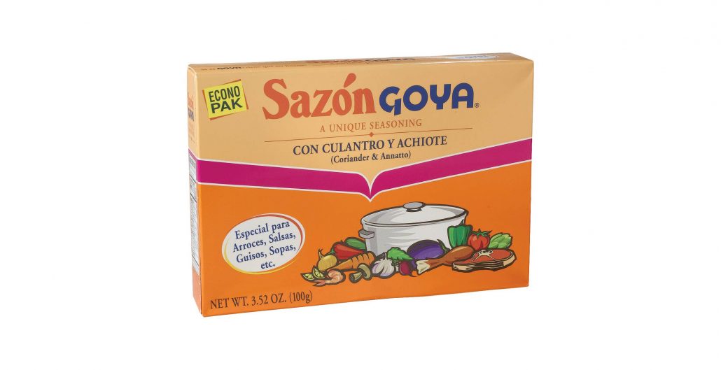 GOYA SAZON CON CULANTRO Y ACHIOTE 3oz. Boricua Produce