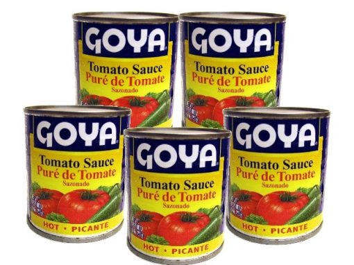 GOYA SALSA DE TOMATE PICANTE (5 cans)