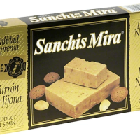 Turron Jijona Sanchis Mira Etiqueta Negra Calidad Suprema 200 grs (7oz.)
